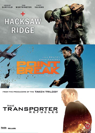 Hacksaw Ridge / Point Break / Transporter Refueled