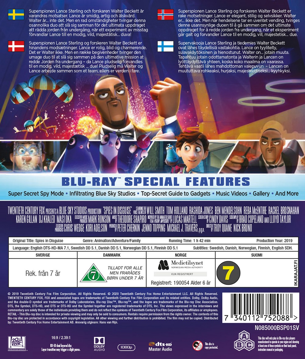 Spies In Disguise (Blu-ray) - 2