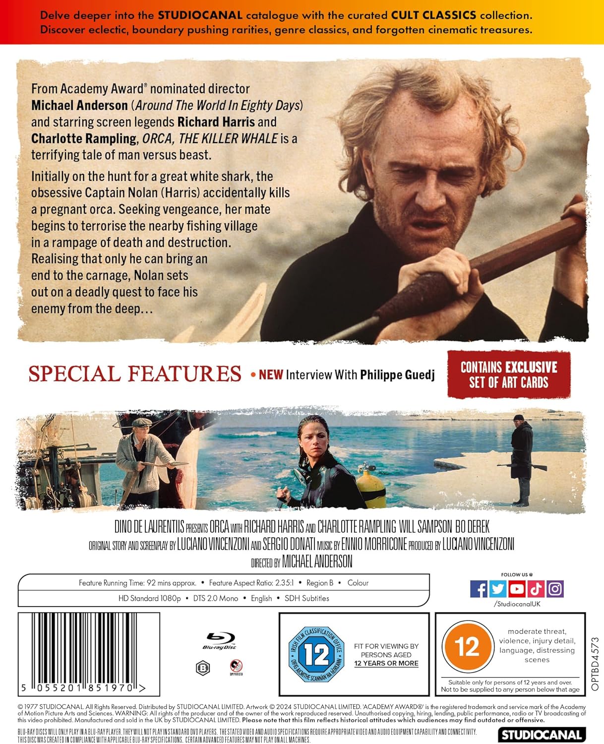 Orca - The Killer Whale (ej svensk text) (Blu-ray) - 2