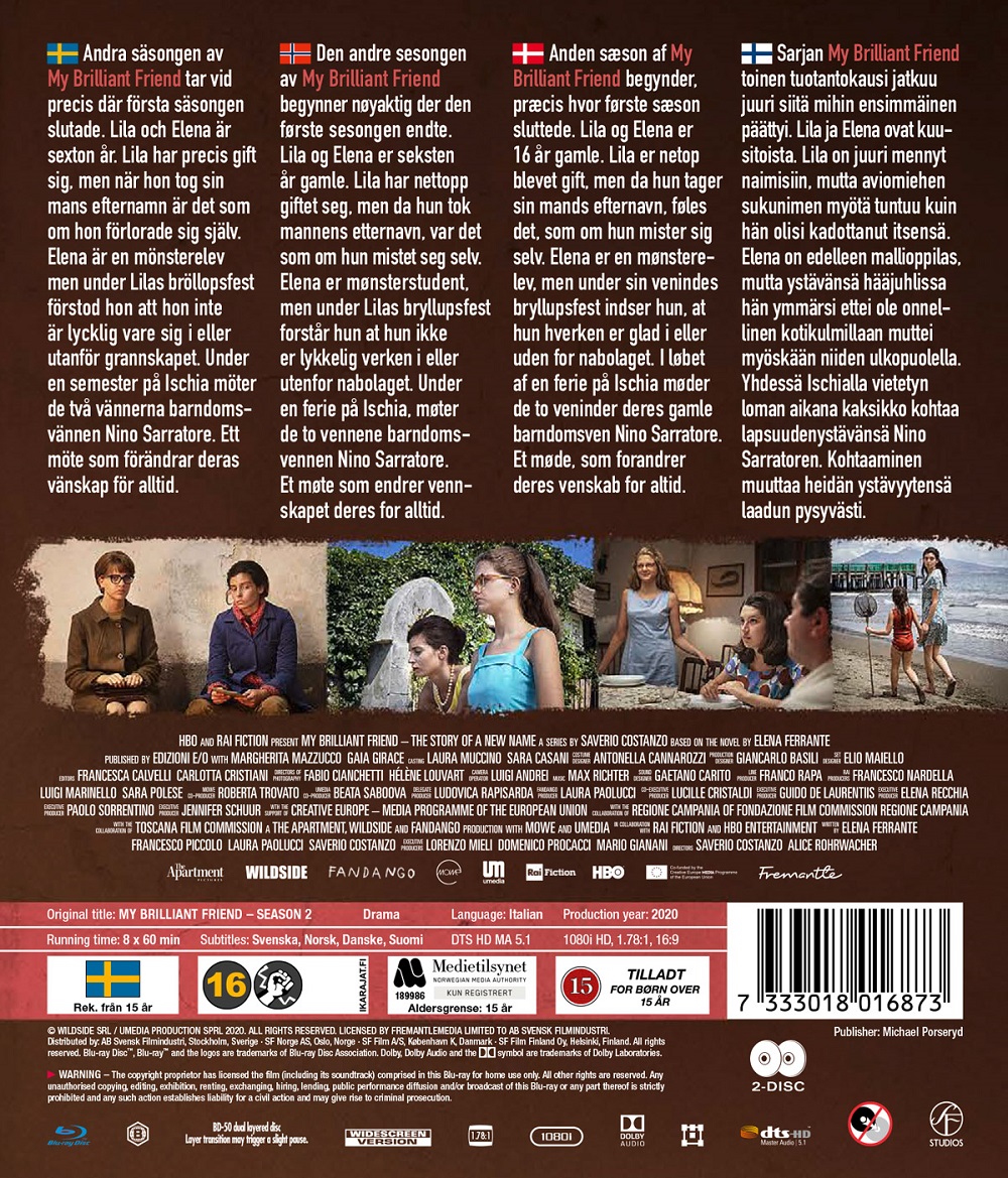 My Brilliant Friend - Säsong 2 (Blu-ray) - 2
