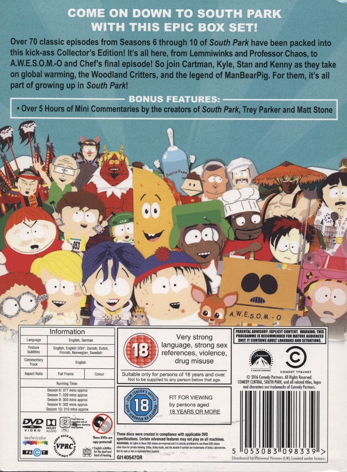 South Park - Säsong 6-10 - 2
