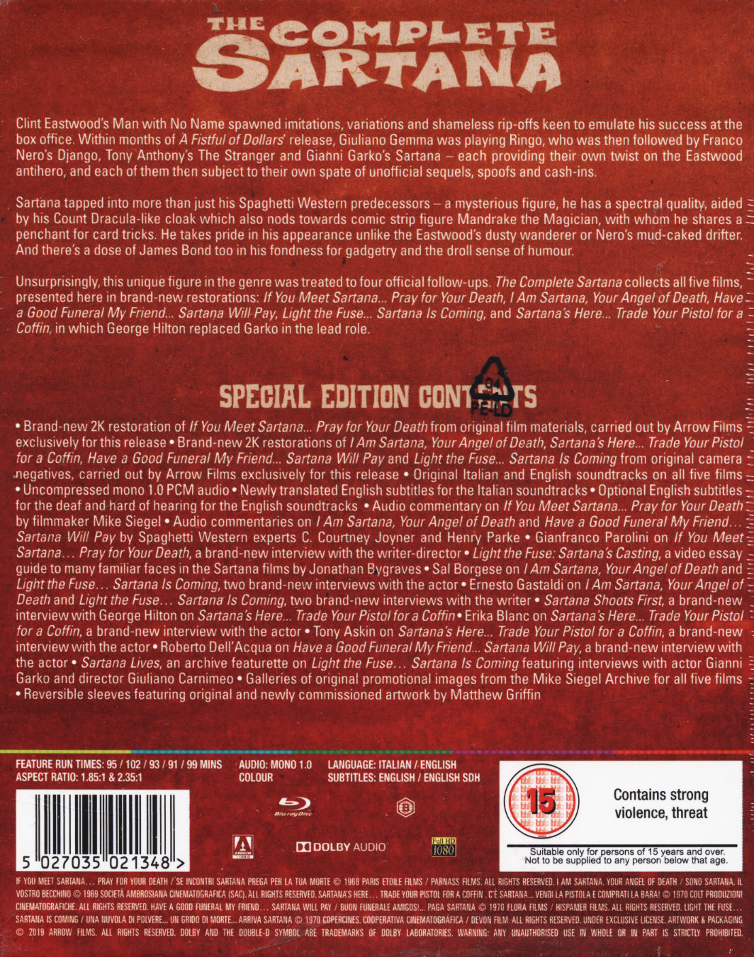 The Complete Sartana (ej svensk text) (Blu-ray) - 2