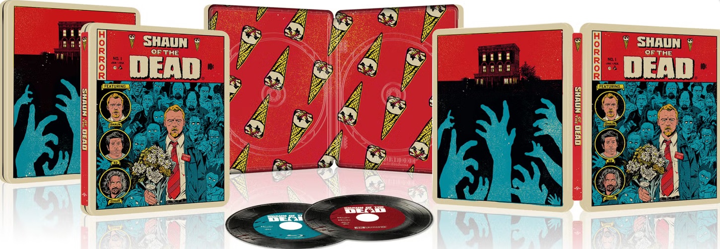 Shaun of the Dead (Limited Edition Steelbook) (ej svensk text) (4K Ultra HD + Blu-ray) - 2