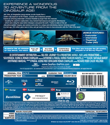 Sea Rex - Journey To A Prehistoric World (Real 3D + Blu-ray) - 2