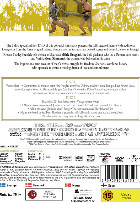 Spartacus (2-disc) - 2