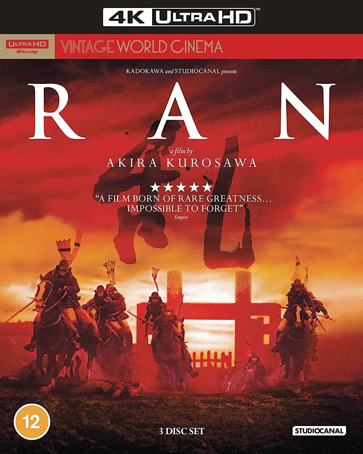 Ran (ej svensk text) (4K Ultra HD + Blu-ray)