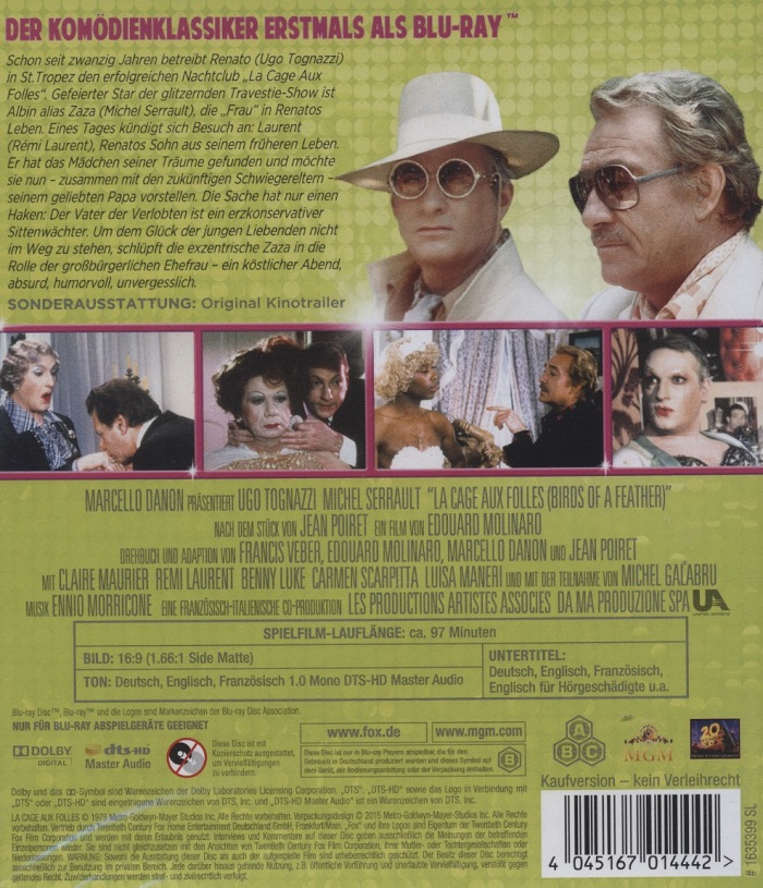 La Cage Aux Folles (ej svensk text) (Blu-ray) - 2