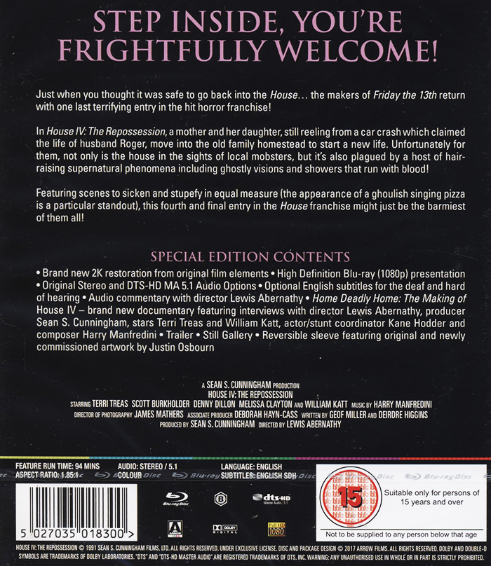 House IV: The Repossession (ej svensk text) (Blu-ray) - 2