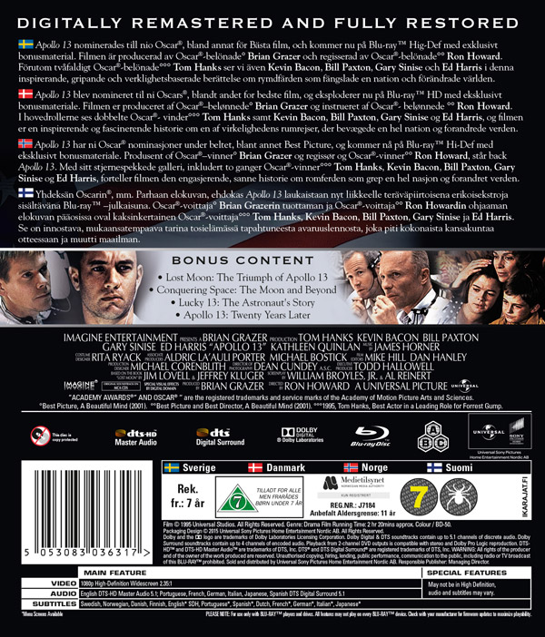 Apollo 13 - 20th Anniversary Edition (Blu-ray) - 2