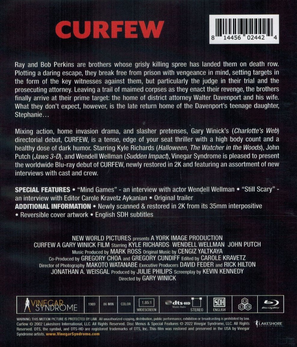 Curfew (ej svensk text) (Blu-ray) - 2