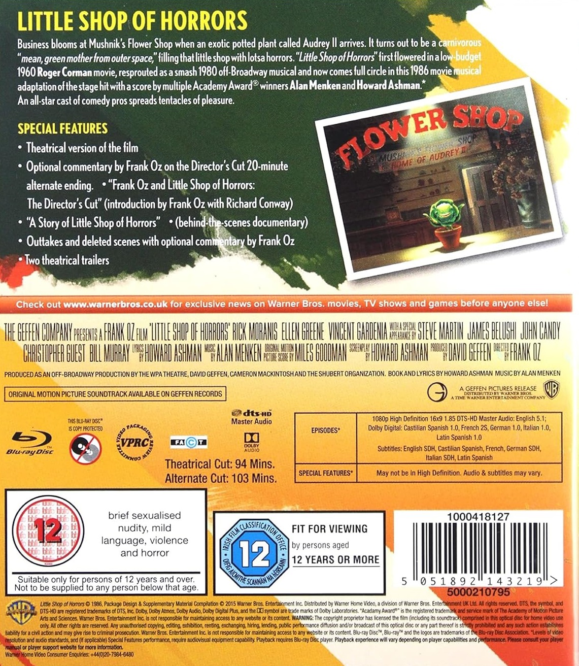 Little Shop of Horrors (ej svensk text) (Blu-ray) - 2