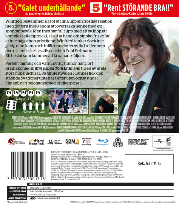 Min Pappa Toni Erdmann (Blu-ray) - 2