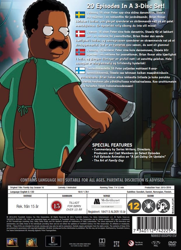 Family Guy - Säsong 16 - 2