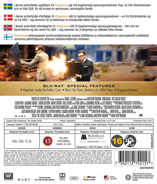 Kingsman - Golden Circle (Blu-ray) - 2
