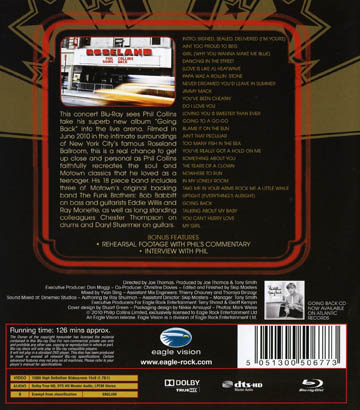 Phil Collins: Going Back - Live At Roseland Ballroom, NYC (Blu-ray) - 2