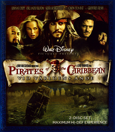 Pirates of the Caribbean - Vid Världens Ände (Blu-ray) (Begagnad)