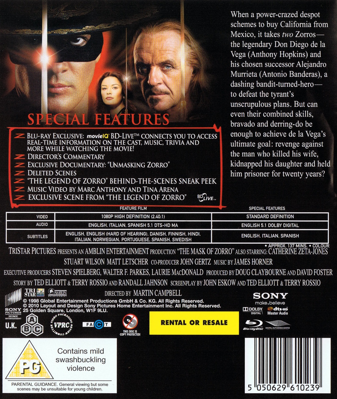 Mask of Zorro (Blu-ray) - 2