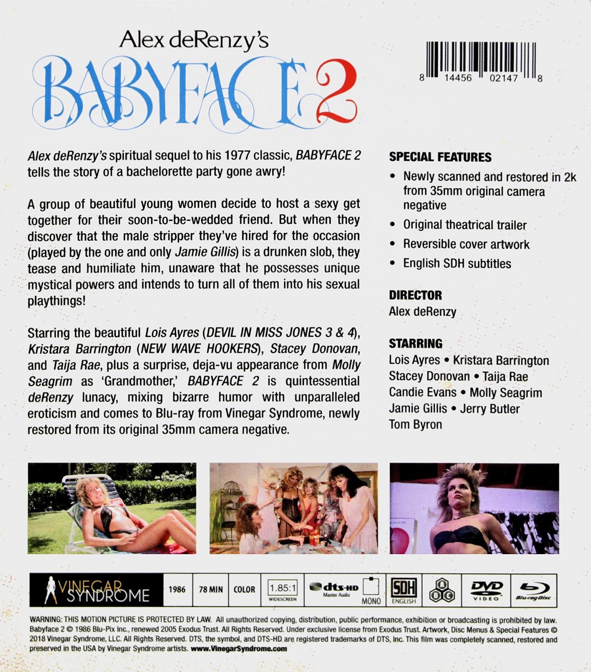 Babyface 2 (ej svensk text) (Blu-ray + DVD) - 2