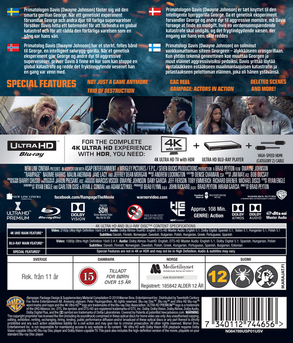 Rampage (4K Ultra HD + Blu-ray) - 2