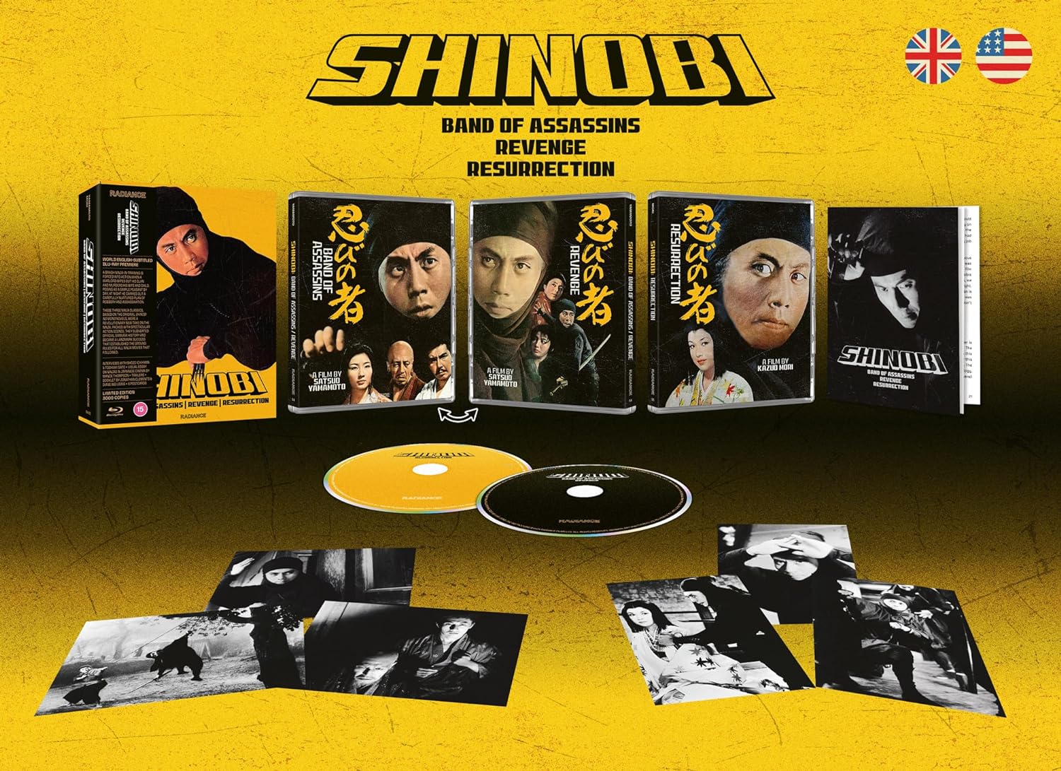 Shinobi - Band Of Assassins / Revenge / Resurrection (Limited Edition) (ej svensk text) (Blu-Ray) - 3