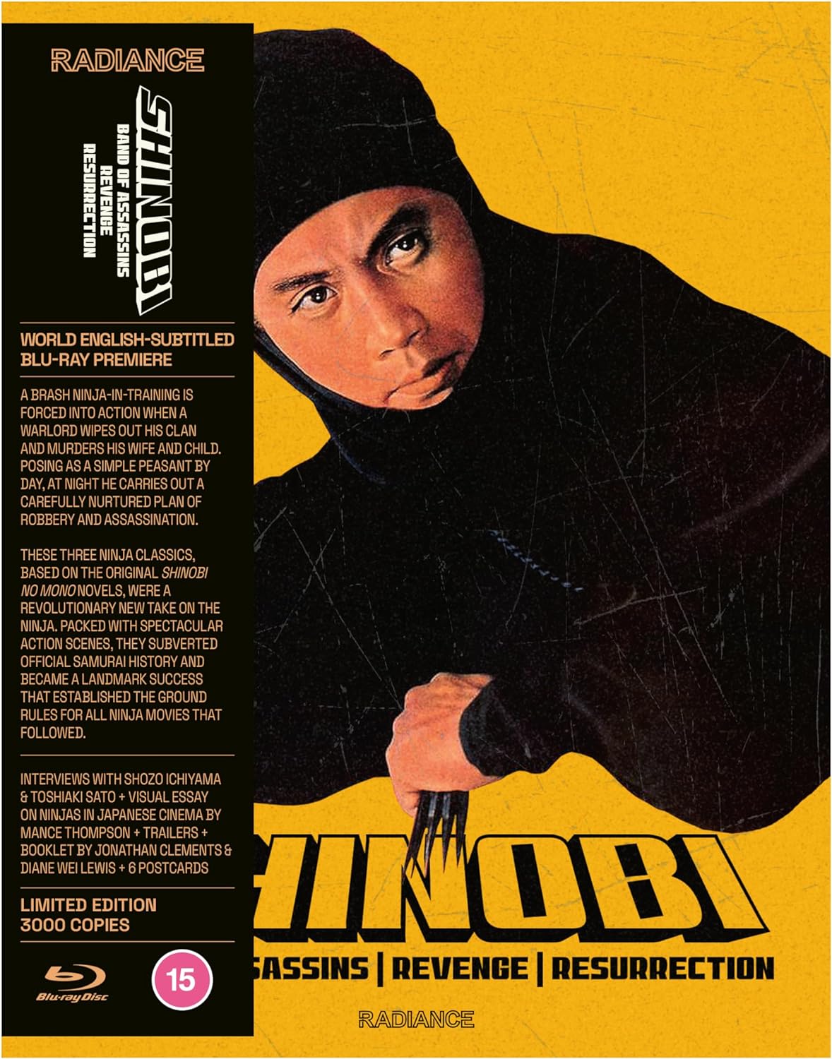 Shinobi - Band Of Assassins / Revenge / Resurrection (Limited Edition) (ej svensk text) (Blu-Ray)