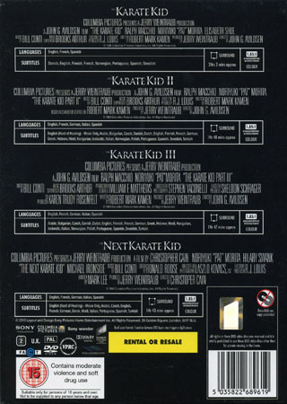 Karate Kid the Movies (4-disc) (Next Karate Kid har ej svensk text) - 2