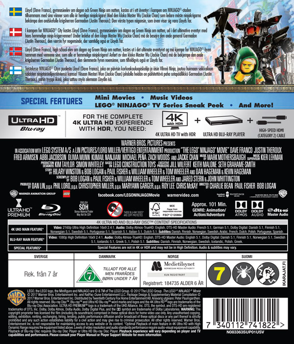 LEGO Ninjago Movie (4K Ultra HD + Blu-ray) - 2