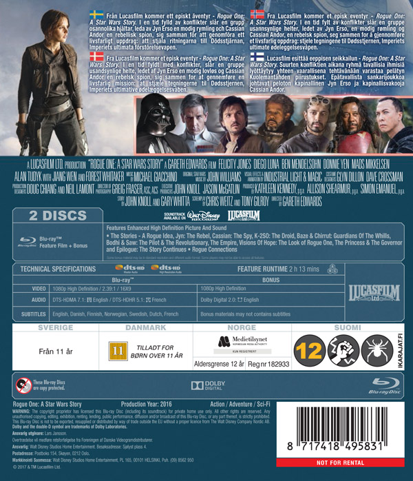 Rogue One: A Star Wars Story (Blu-ray) - 2