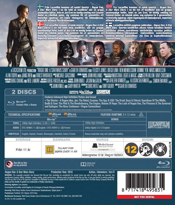 Rogue One: A Star Wars Story Steelbook (Blu-ray) - 2