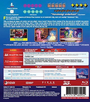 Insidan Ut (Blu-ray + Real 3D) - 2