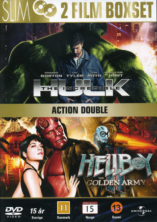 Incredible Hulk / Hellboy II: The Golden Army (2-disc)