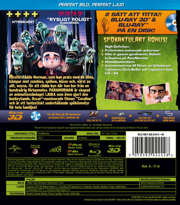 ParaNorman (Real 3D + Blu-ray) - 2