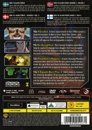 Ben 10 - Alien Force - Säsong 1 Volym 3 - 2