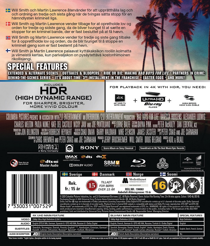 Bad Boys For Life (4K Ultra HD Blu-ray + Blu-ray) - 2