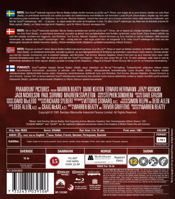 Reds (Blu-ray)  - 2