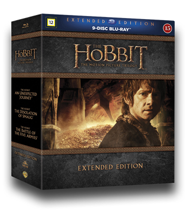 Hobbit - Filmtrilogin - Extended Edition (9-disc) (Blu-ray)
