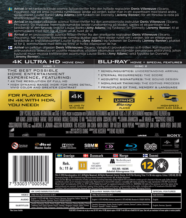 Arrival (4K Ultra HD + Blu-ray) - 2