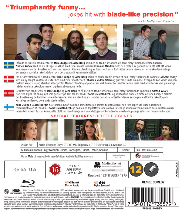 Silicon Valley - Säsong 3 (Blu-ray) - 2