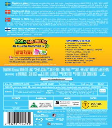 Monsters VS. Aliens (Blu-ray) - 2