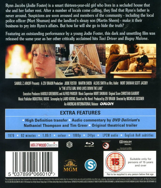 The Little Girl Who Lives Down The Lane (ej svensk text) (Blu-ray) - 2