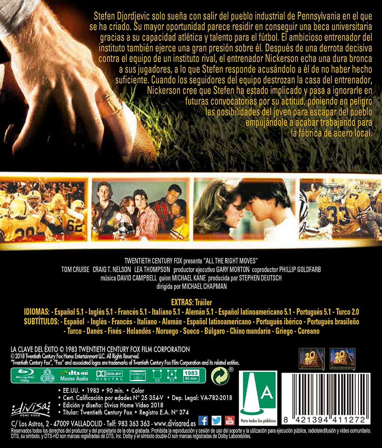 All the Right Moves (Blu-ray) - 2