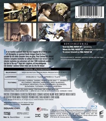 Final Fantasy VII - Advent Children (Blu-ray) (Begagnad) - 2