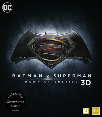 Batman v Superman - Dawn of Justice (Real 3D + Blu-ray) (Begagnad)