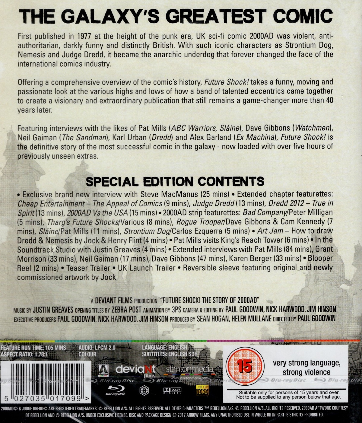 Future Shock! The Story of 2000AD (ej svensk text) (Blu-ray) - 2
