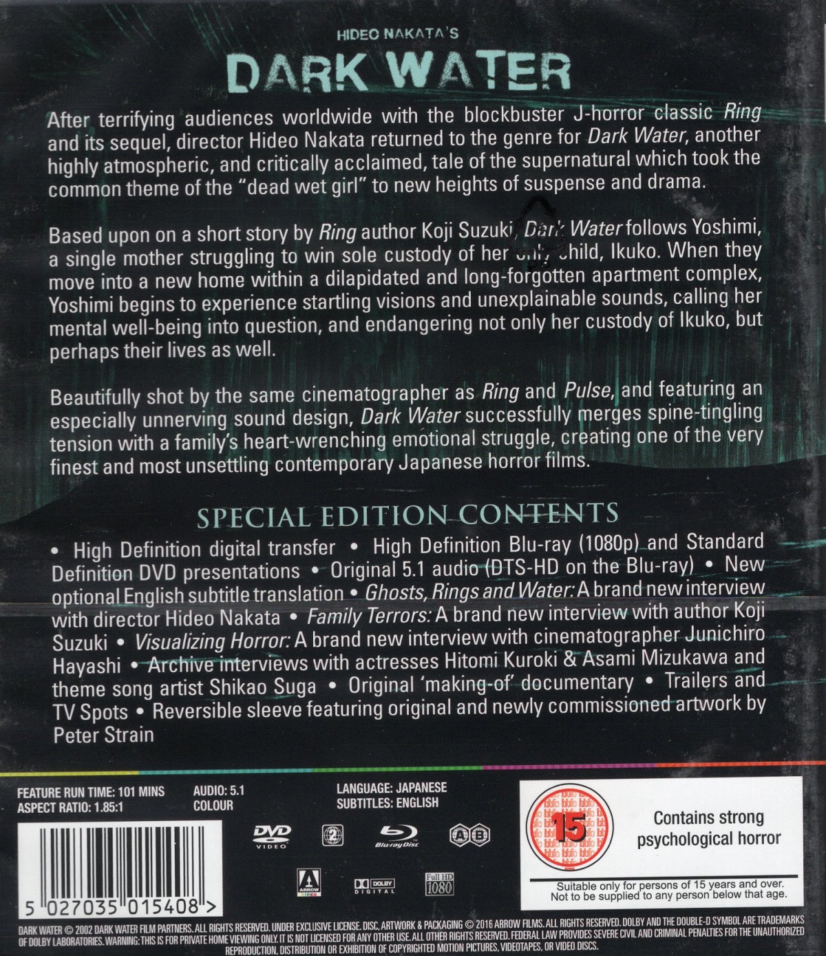 Dark Water (ej svensk text) (Blu-ray + DVD) - 2