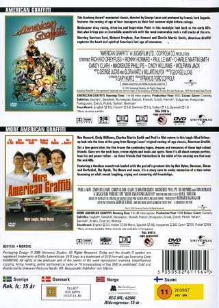 American Graffiti / More American Graffiti (2-disc) - 2