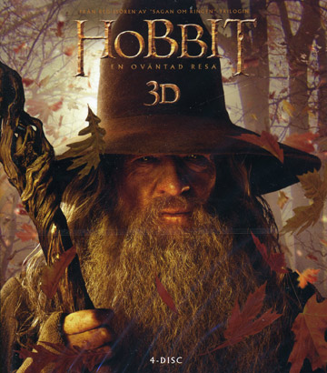 Hobbit - En Oväntad Resa (4-disc) (Real 3D + Blu-ray)