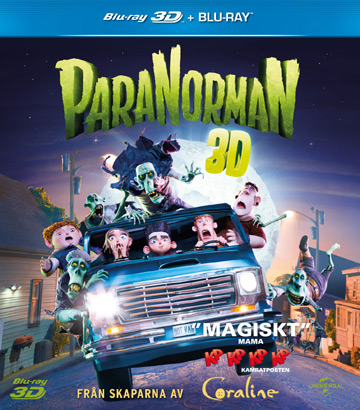 ParaNorman (Real 3D + Blu-ray) (Begagnad)