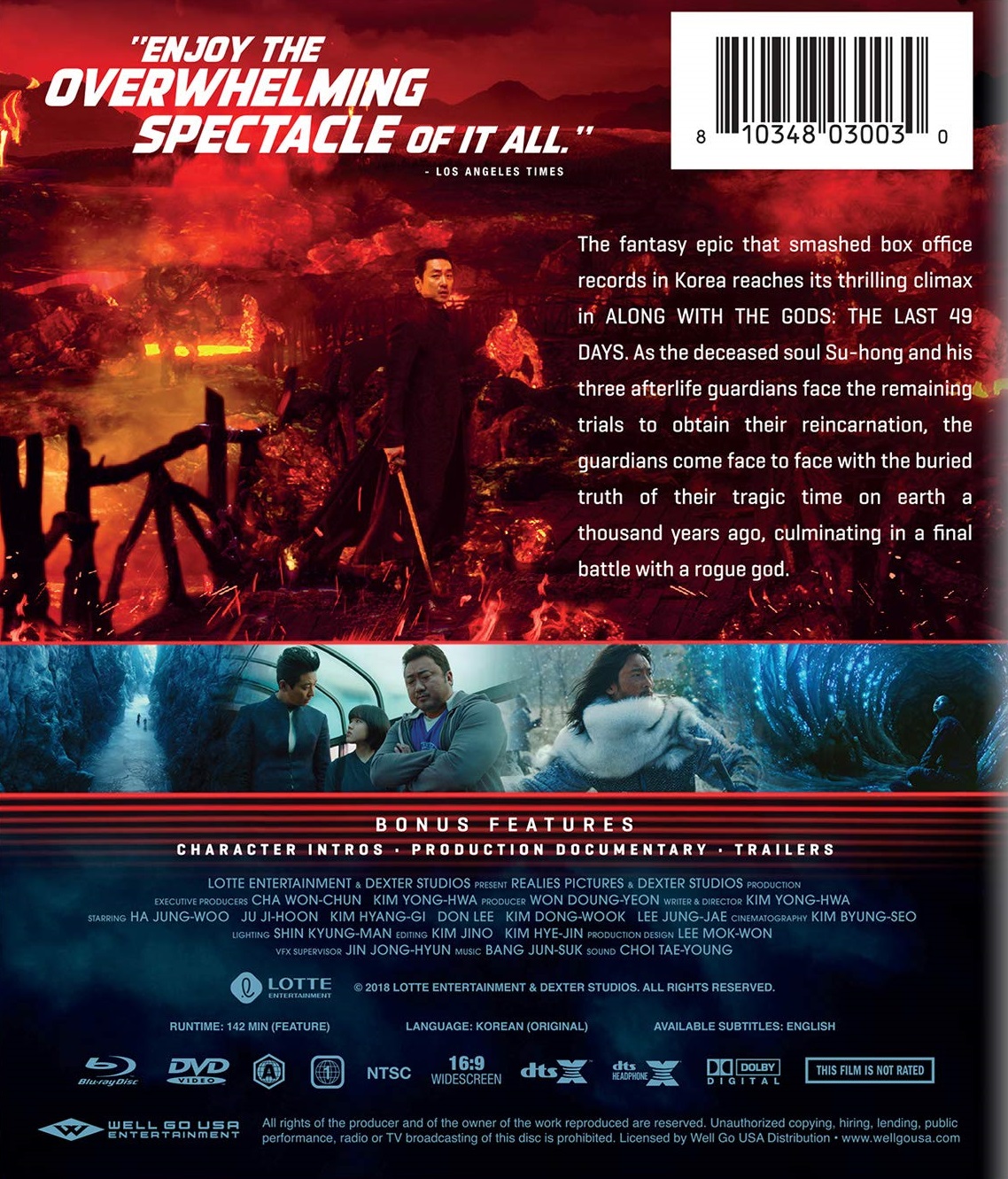 Along With the Gods: The Last 49 Days (ej svensk text) (Blu-ray + DVD) - 2