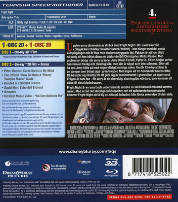 Fright Night (2011) (Real 3D + Blu-ray) - 2